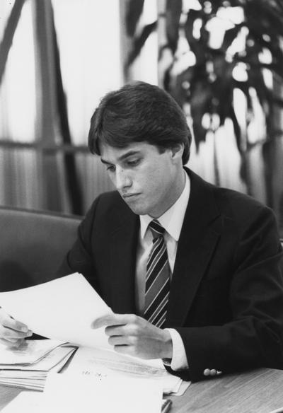 Bradford, David, Alumnus, 1983 - 85 Student Government Association President and Board of Trustees member