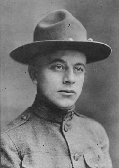 Bridges, Leonard Cabell, Alumnus, Class of 1910, College of Engineering, Sergeant 301st Mechanical Unit, United States Army, died 1918 of pneumonia in France