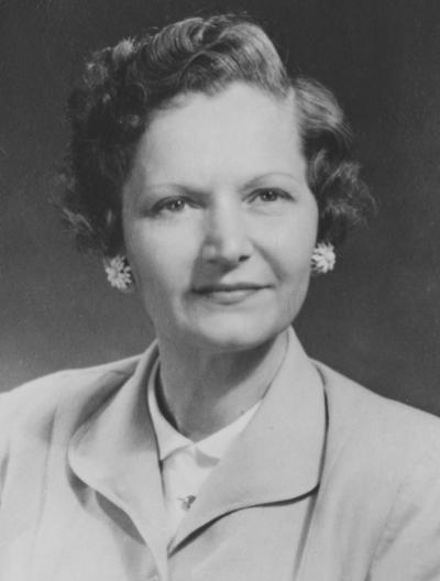 Warren, Lucille E., Home Economics Extension Agent, Food Specialist for Bullit, Shepardsville, Hopkins, and Clark Counties 1947-1968