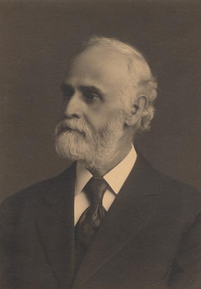 White, James G., born 1846, death 1913, Professor of Mathematics and Astronomy 1896-1913, Acting President in 1910