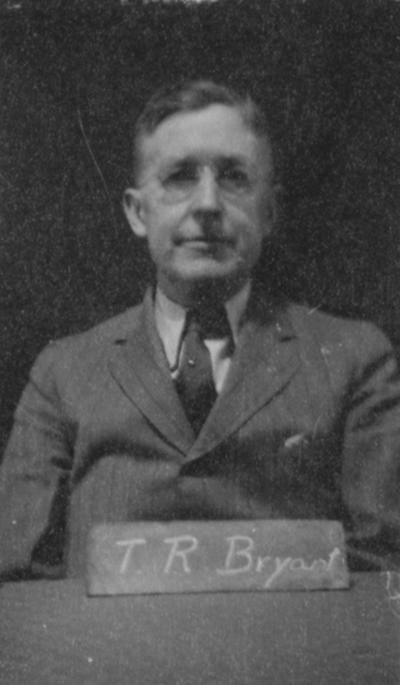 Bryant, Thomson Ripley, Superintendent, Agricultural Extension Service, College of Agriculture, 1918 - 1954