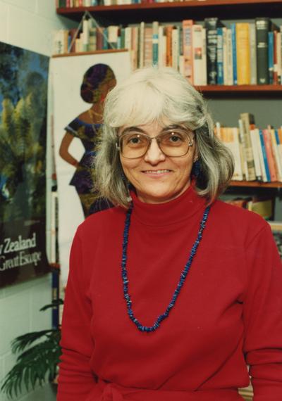 Wilson, Angene, College of Education, history emphasis in the Teacher's Certification Program, 1989 recipient of the Great Teacher Award