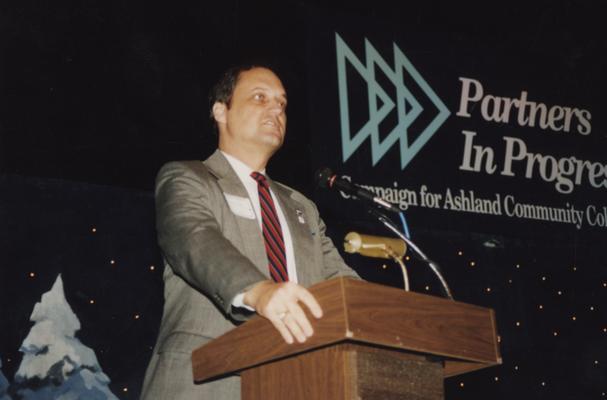 Carr, Ben during the Partners in Progress kick-off at Ashland Community College