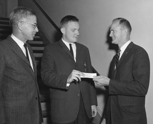 Chaplin, Michael, Alumnus, Receiving an award, Public Relations Department