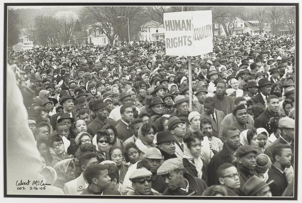 Crowd at the March on Frankfort