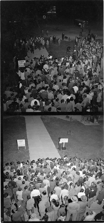 UK Crowd at Airport after Old Miss