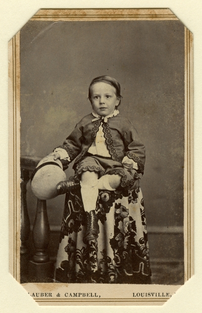 Unidentified boy (Photographer: Klauber & Campbell, Louisville, KY)