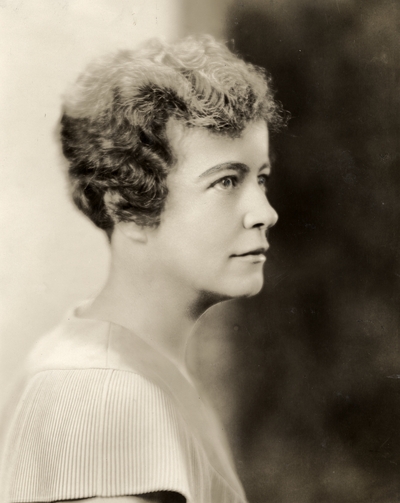 A portrait of Margaret Ingels taken by The New York Times Studio, 231 West 43rd Street, New York City. This print was found within the 