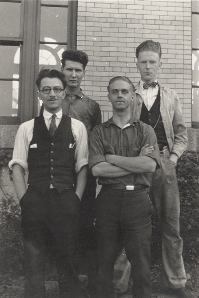 A portrait of unidentified four men