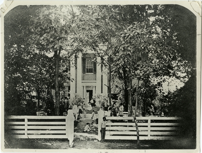 Slave owner house; used as illustration facing page 18 in Coleman's 