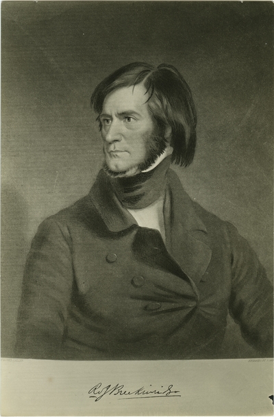 Robert J. Breckinridge; used as illustration facing page 290 in Coleman's 