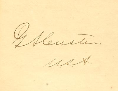 Hand written signature 