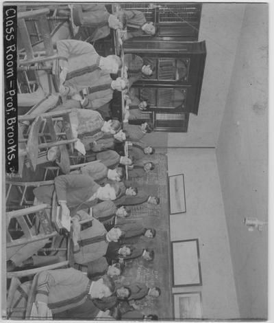 Professor Brooks' Hydraulics class at the Kentucky State College; Photographer: R. A. Milligan