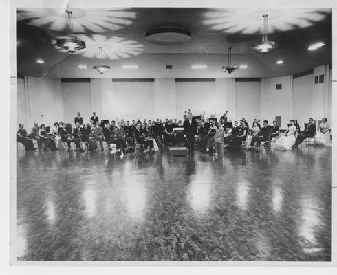 University of Kentucky Symphony Orchestra conducted by Edwin E. Stein; Lexington Herald - Leader staff photo