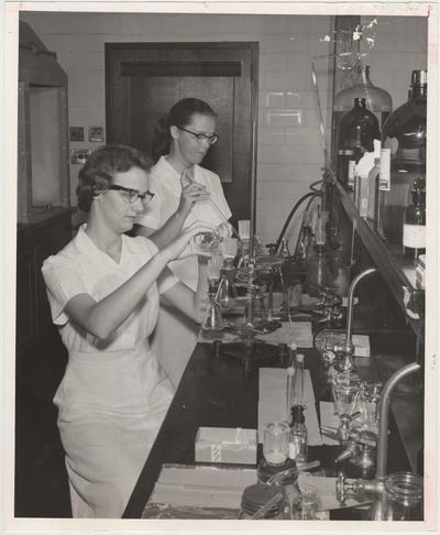 Nutrition Research Laboratory students