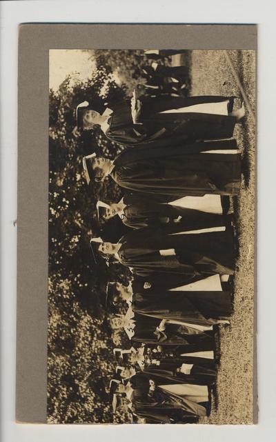 Commencement; This image is on page 92 of the 1917 Kentuckian