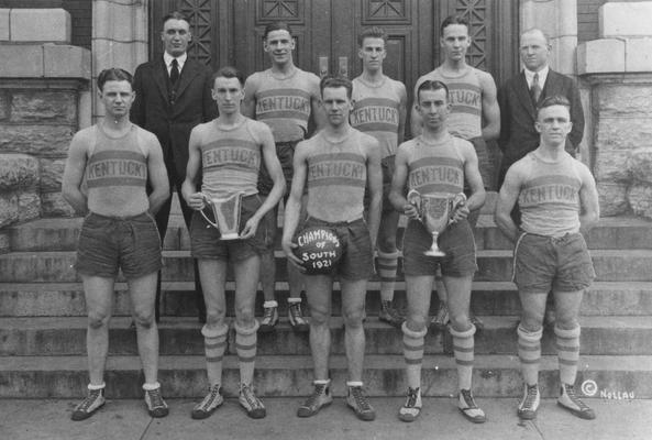 Members of the 1921 basketball team, Champions of the South