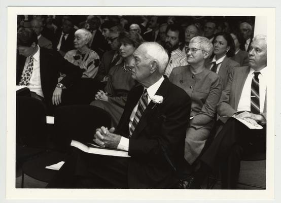 Thomas D. Clark Papers Dedication ceremony; Clark sits in center