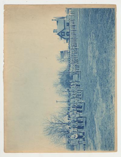 Military Battalion preparing to go to camp at Ashland, Kentucky