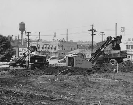 Construction of Holmes Hall began on June 27, 1956, a woman's dormitory which was named after Sarah B. Holmes and dedicated on May 25, 1958. Photographer: Herald-Leader