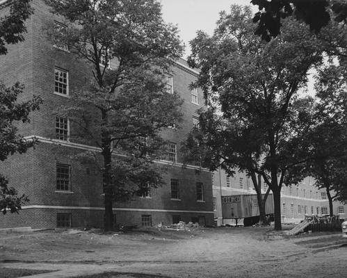 Construction of Keeneland Hall: 