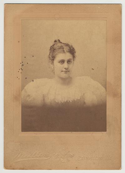 An unidentified female member of James White's family