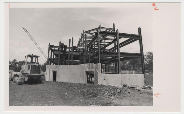 The construction of the William T. Young Library