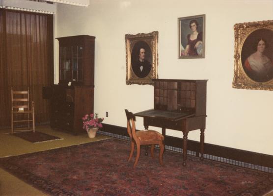A color photo of the Patterson room in the Margaret I. King North Library in Special Collections and Archives. Photographer: Terry Warth