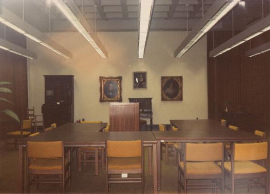 A color photo of the Reading Room in Margaret I. King North Library. Photographer: Terry Warth
