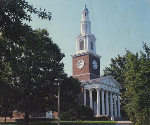 Memorial Hall photograph from the cover of the Lexington telephone directory in 1983, March