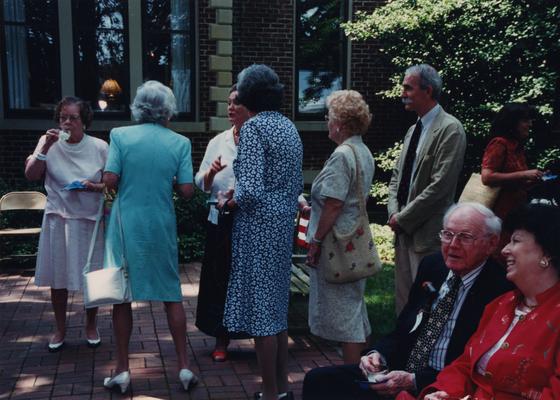 Celebration: July 11, 2002; Actual Birthday: July 16, 2002. Tallest woman is Helen Breckinridge and first from left is Francis Lamason