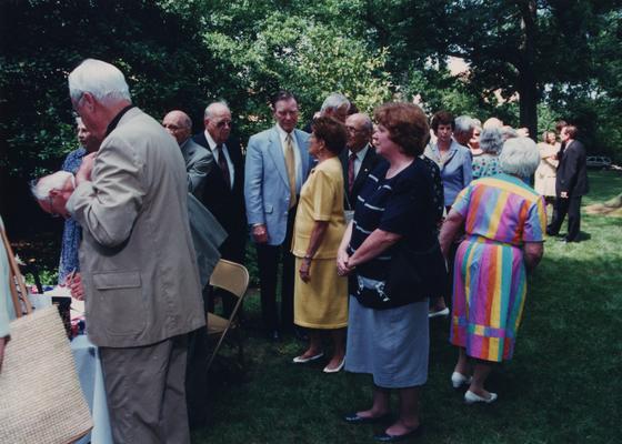 Celebration: July 11, 2002; Actual Birthday: July 16, 2002. In the center is Foster Ockerman (wearing a blue jacket) and Reverend Harold Dorsey is to his left (retired Methodist Minister)