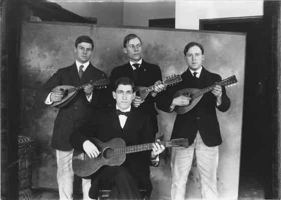 The Mandolin Club of 1910-1911 grew to ten members as a result of the work of this foursome