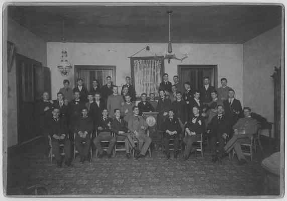 Union Literary Society circa 1890; Presented by Mrs. James Blythe Anderson July 18, 1946