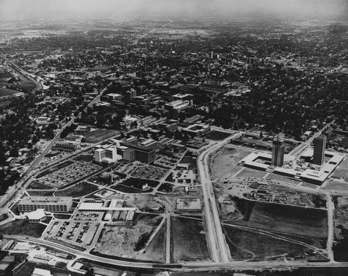 Aerial view of campus