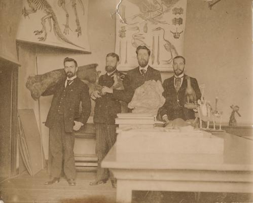 Professor A. M. Miller, second from left