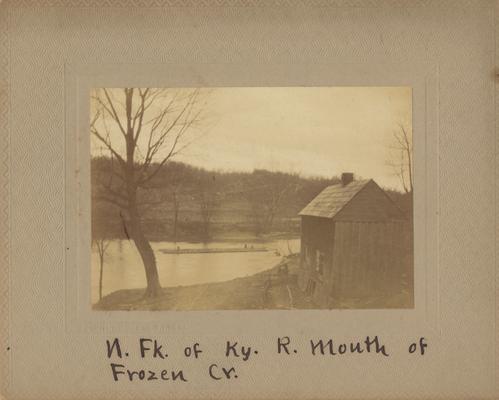 North fork of Kentucky River at the mouth of Frozen Creek