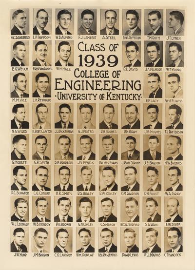Class of 1939, College of Engineering