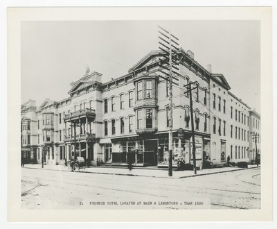 Phoenix Hotel located at Main and Limestone Streets