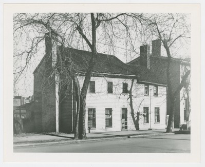 The McCulla residence, facing West High Street and the First Methodist Church