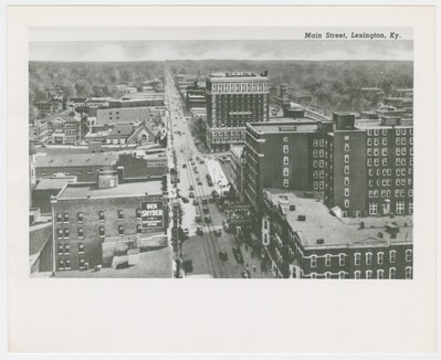 Aerial view of Main Street