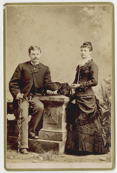 Unidentified man and woman