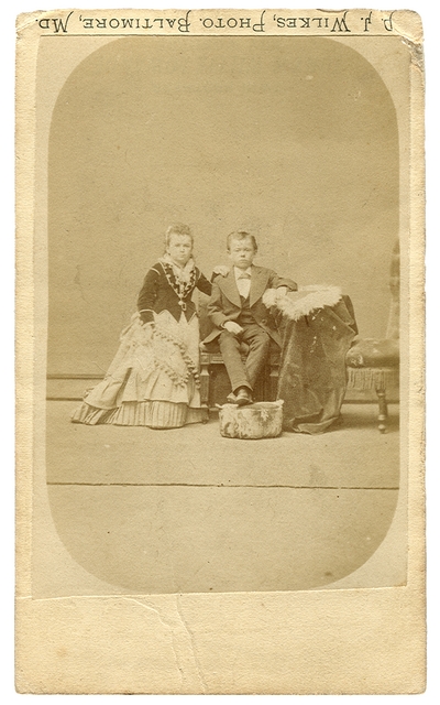 Burdett Twins; Major Burdett and his twin sister Fannie Burdett