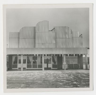 Building structure, Joyland Park; front view