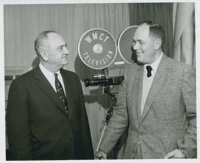 Adolph Rupp and Stan Torgerson of WMC-WMCF