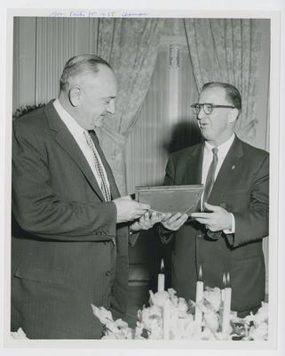 Adolph Rupp and unidentified man
