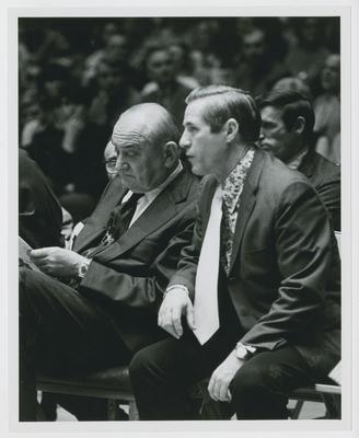 Adolph Rupp and Russell Rice