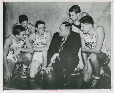 Adolph Rupp with 