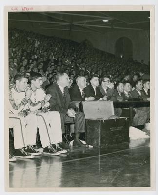 Adolph Rupp courtside