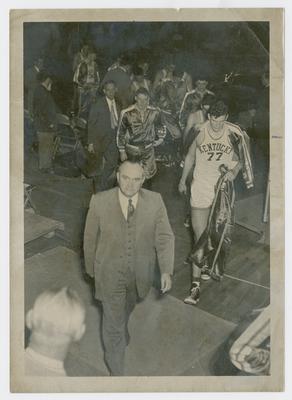 Adolph Rupp and Bill Spivey